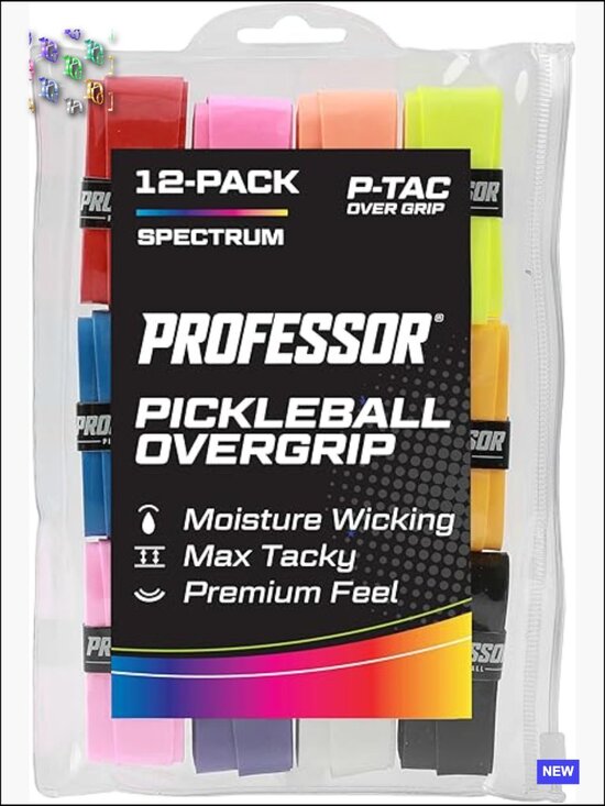 Other - Pickleball Paddle Overgrip Tape Max Tacky Moisture-Wicking Anti-Slip Durable 6